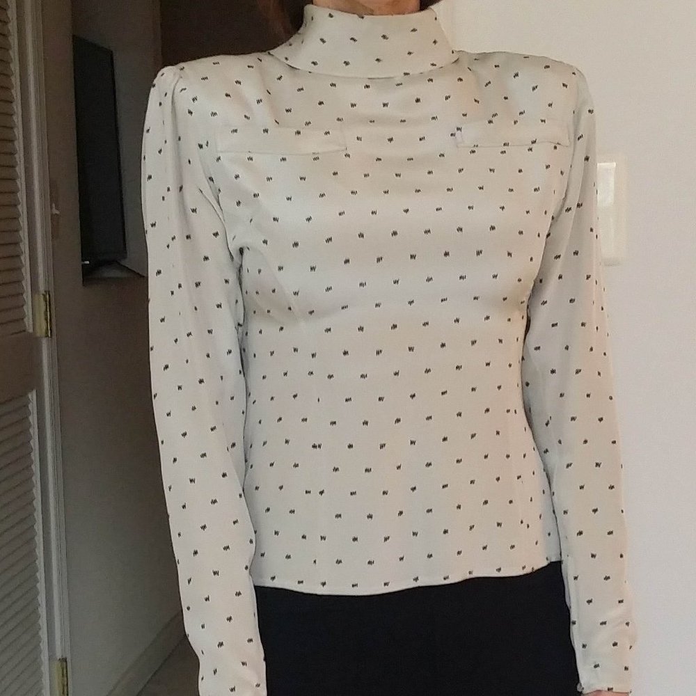 Ungaro Paris Vintage silk blouse -Size Small